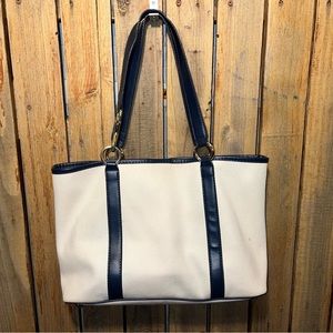 Micheal Kors White Canvas Tote